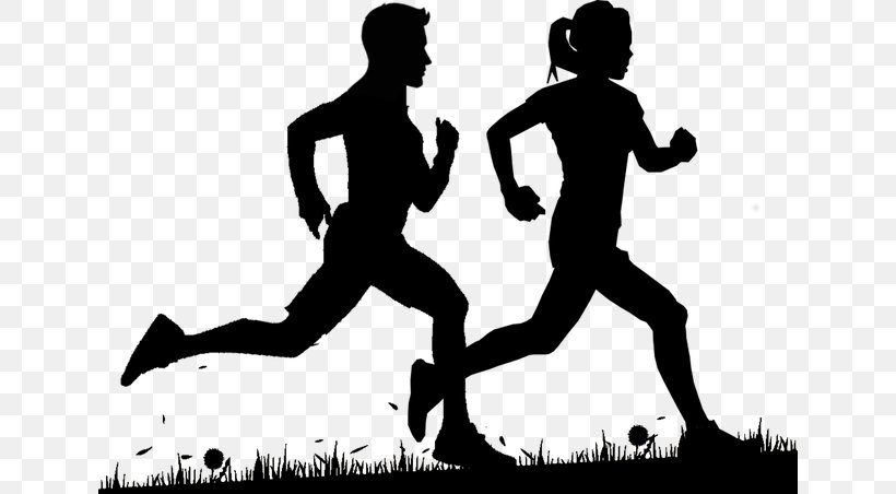 Jogging Running Racing Clip Art, PNG, 640x452px, Jogging, Athlete, Athletics, Black And White, Cross Country Running Download Free