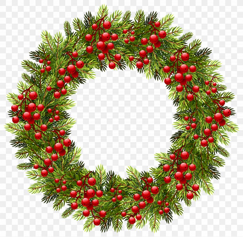 Wreath Christmas Decoration Clip Art, PNG, 6262x6121px, Wreath, Christmas, Christmas Decoration, Christmas Ornament, Christmas Tree Download Free
