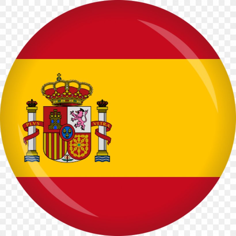 Flag Of Spain National Flag Flag Of Portugal, PNG, 1000x1000px, Spain, Ball, Button, Constitution Of Spain, Europe Download Free