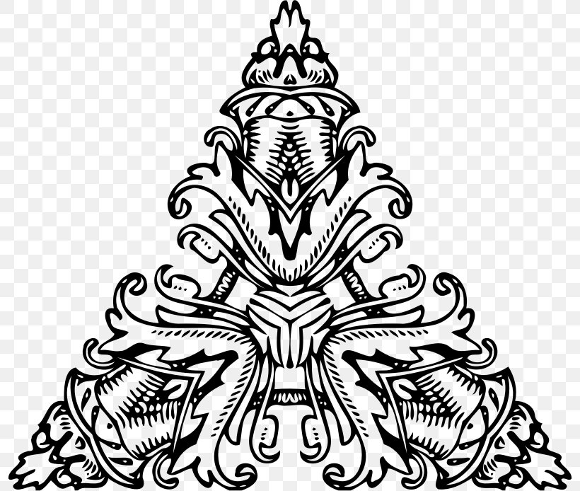 Ornament Art Clip Art, PNG, 798x694px, Ornament, Art, Artwork, Black And White, Decorative Arts Download Free