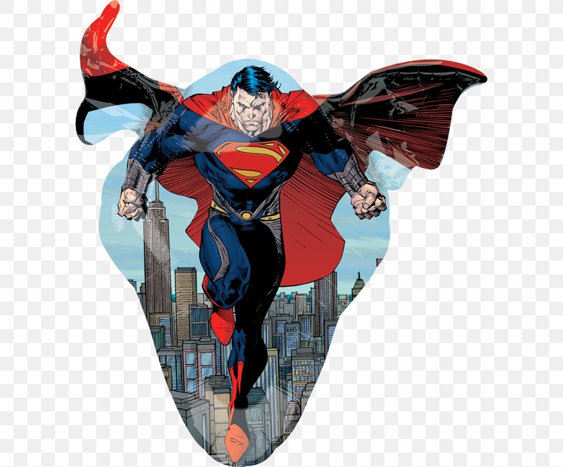 Superman Foil Balloon Party Batman, PNG, 600x681px, Superman, Balloon, Batman, Birthday, Bopet Download Free