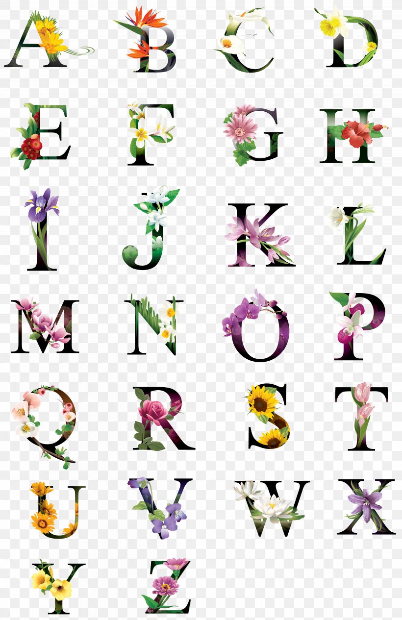 ABC's Lowercase Clip Art, PNG, 5000x7717px, Alphabet, Art, Clip Art, Flora, Flower Download Free