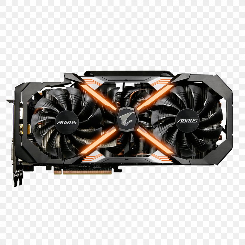 Graphics Cards & Video Adapters NVIDIA GeForce GTX 1080 Ti SC2 GAMING Gigabyte Technology Graphics Processing Unit Pascal, PNG, 1000x1000px, Graphics Cards Video Adapters, Aorus, Computer, Computer Cooling, Gddr5 Sdram Download Free