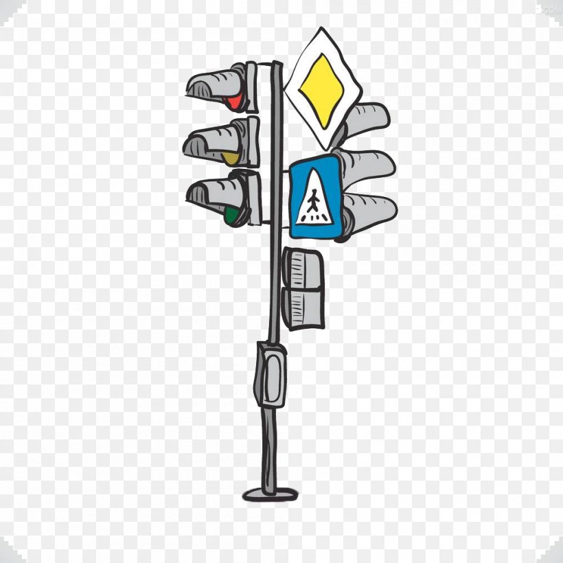 Traffic Light Drawing Photography Illustration, PNG, 1000x1000px, Traffic Light, Black And White, Drawing, Pedestrian, Photography Download Free