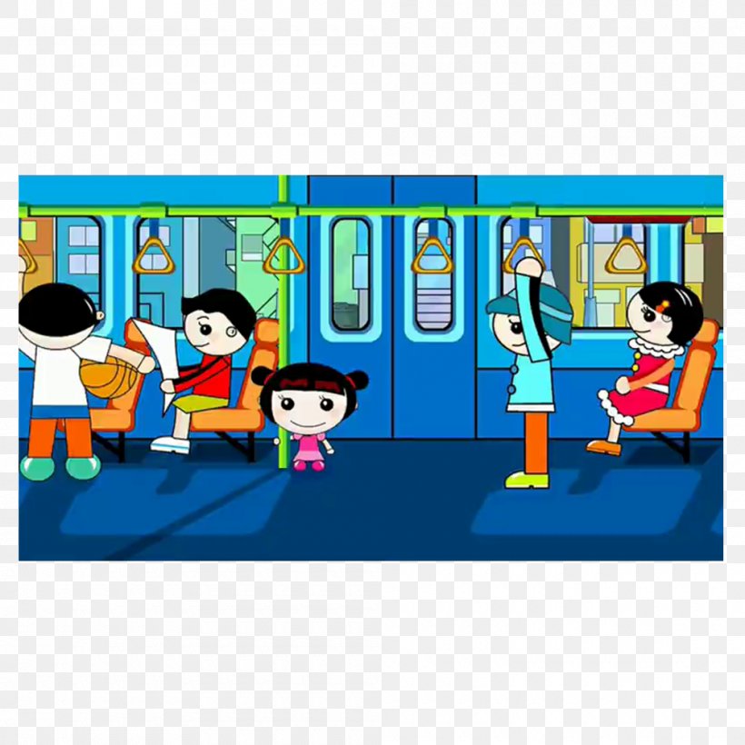 Bus Rapid Transit Taxi Public Transport Childrens Song, PNG, 1000x1000px, Bus, Area, Art, Blue, Cartoon Download Free
