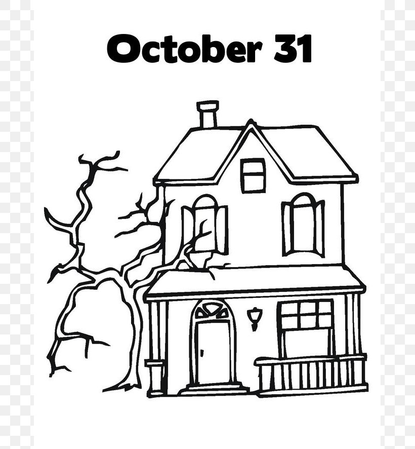 Coloring Book Ghost Child House, PNG, 685x886px, Coloring Book, Adult, Area, Black And White, Book Download Free