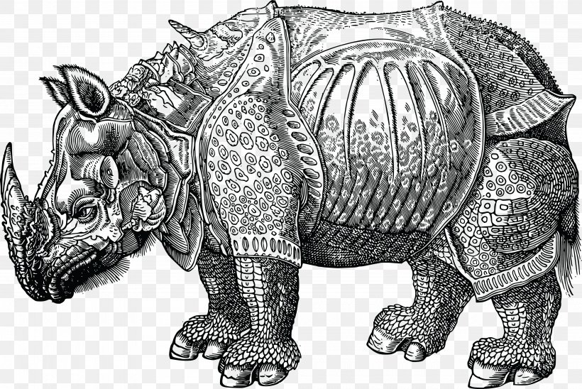 Historia Animalium Dürer's Rhinoceros Zoology Francis Trigge Chained Library, PNG, 4000x2676px, Historia Animalium, African Elephant, Animal, Aristotle, Black And White Download Free