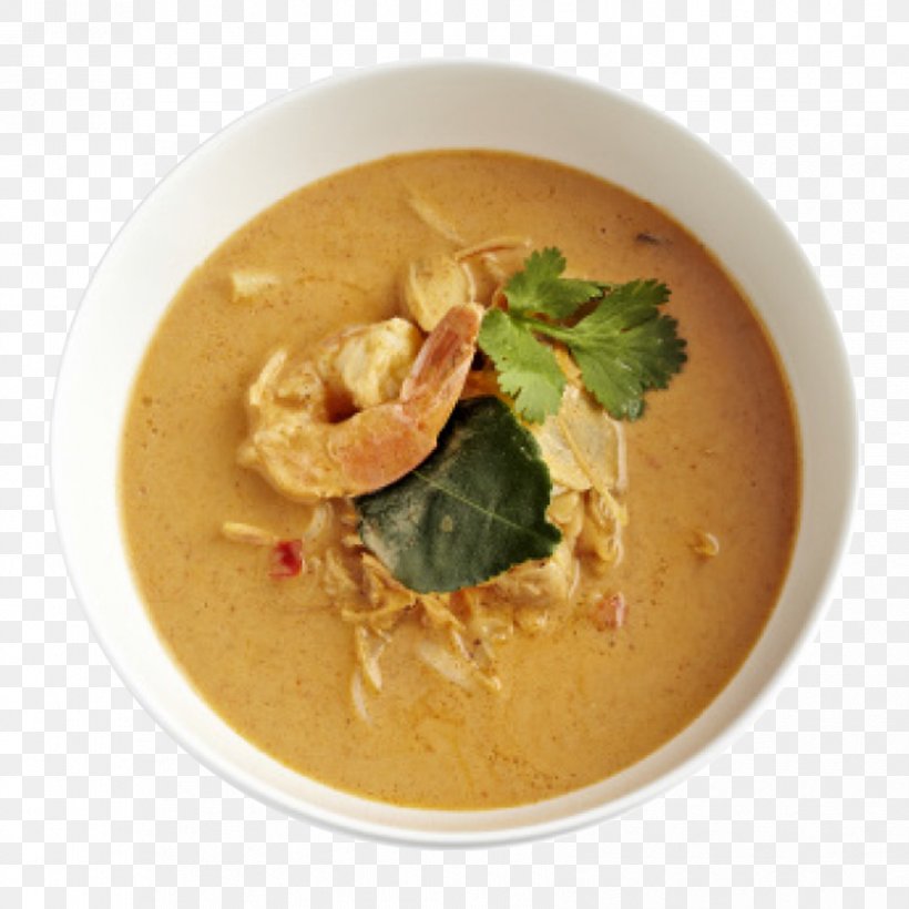 Yellow Curry Tom Yum Tom Kha Kai Sushi Thai Cuisine, PNG, 838x838px, Yellow Curry, Bisque, Coriander, Cream Of Mushroom Soup, Curry Download Free