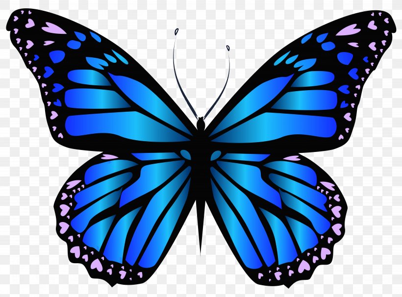 Butterfly Purple Blue Clip Art, PNG, 6347x4697px, Butterfly, Arthropod, Blue, Brush Footed Butterfly, Cobalt Blue Download Free