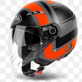 Motorcycle Helmets - Motorcycle Helmets AIROH Integraalhelm Scooter PNG