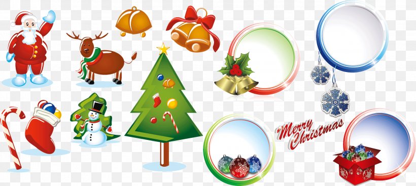 Santa Claus Christmas, PNG, 2212x992px, Christmas Ornament, Christmas, Christmas Decoration, Christmas Tree, Clip Art Download Free