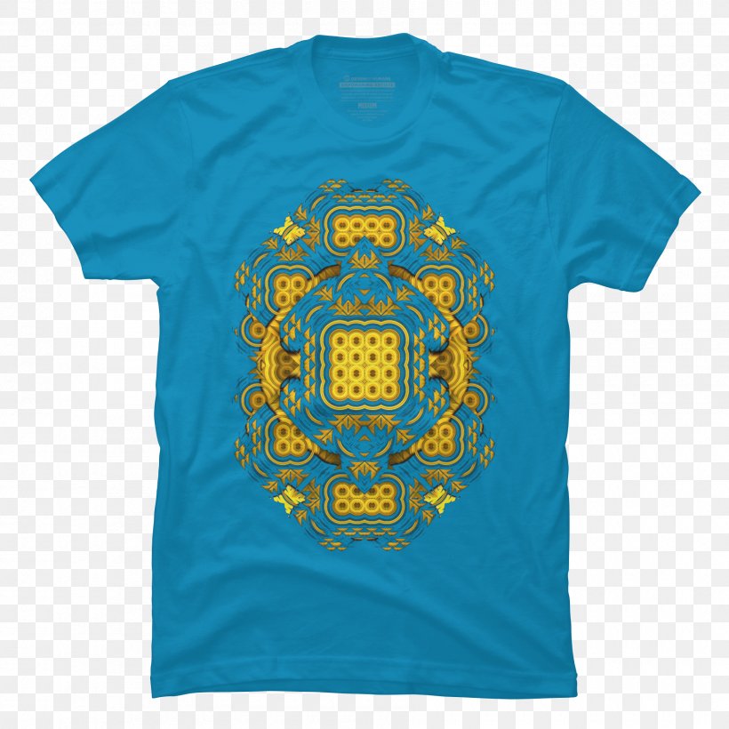 T-shirt Colored Gold Design By Humans Talisman, PNG, 1800x1800px, Tshirt, Active Shirt, Alibaba Group, Blue, Brand Download Free