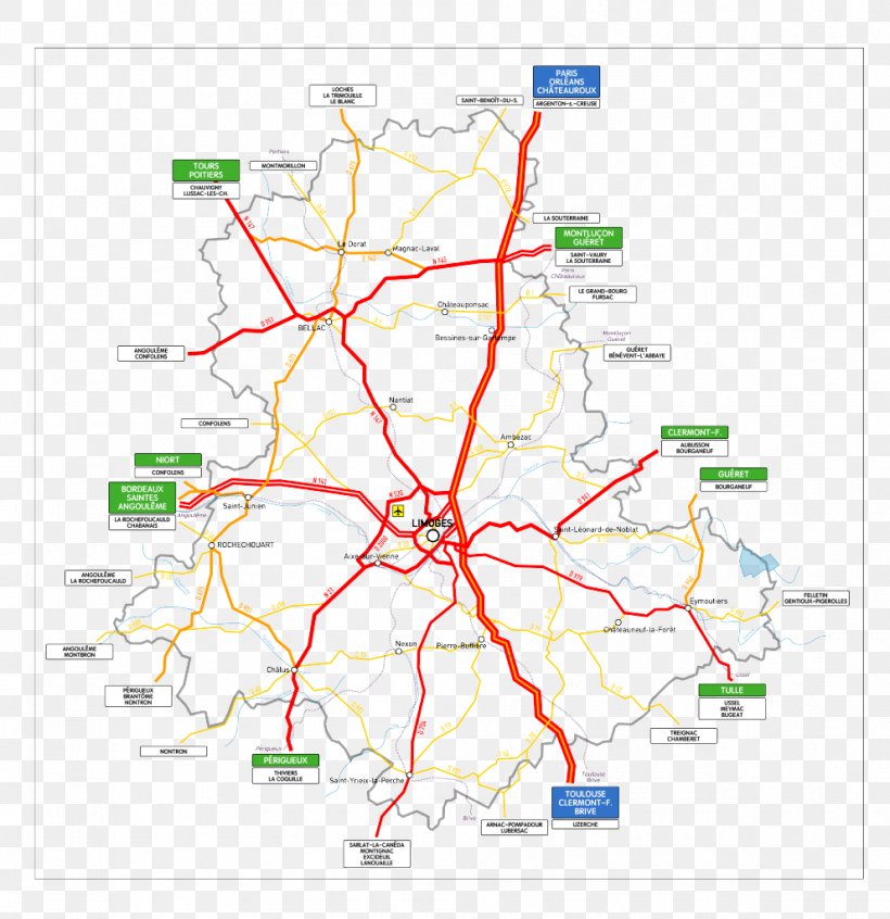 Réseau Routier De La Haute-Vienne Street Network Map Road, PNG, 992x1024px, Hautevienne, Area, Diagram, Geography, Map Download Free