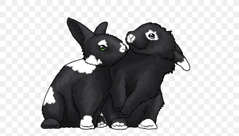 Cat Dwarf Hotot Guinea Pig Lionhead Rabbit Drawing, PNG, 655x469px, Cat, Animal, Black And White, Blanc De Hotot, Breed Download Free