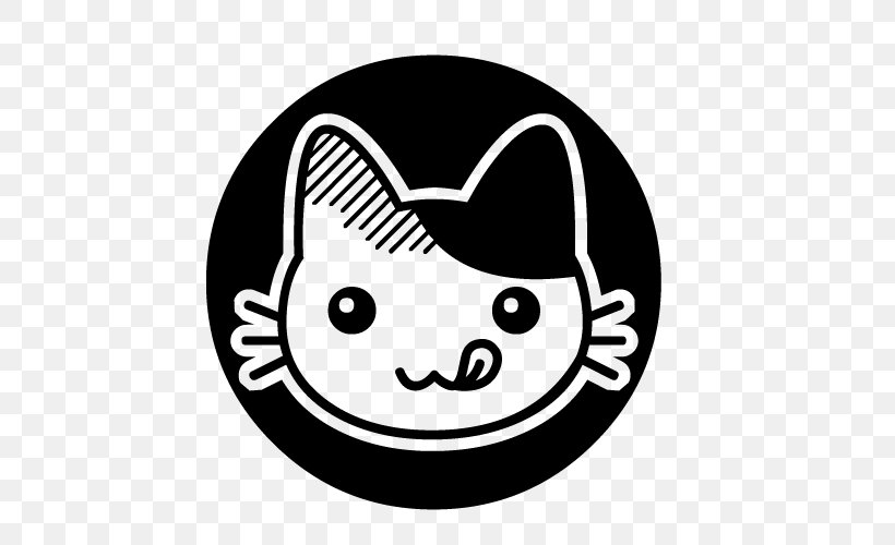 Desktop Wallpaper Neko Sushi Cat Wallpaper, PNG, 500x500px, Neko Sushi, Bathroom, Black, Black And White, Cat Download Free