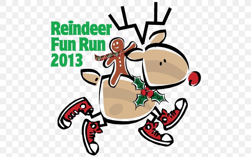 Reindeer Fun Run 5K Run Recreation Christmas, PNG, 512x512px, 5k Run, Reindeer, Aberdeen, Artwork, Christmas Download Free