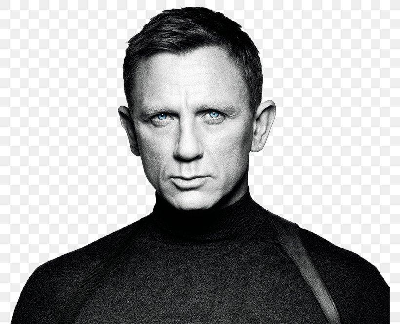 Daniel Craig Spectre James Bond Poster Film, PNG, 778x665px, Daniel Craig, Black And White, Bond 25, Chin, Film Download Free