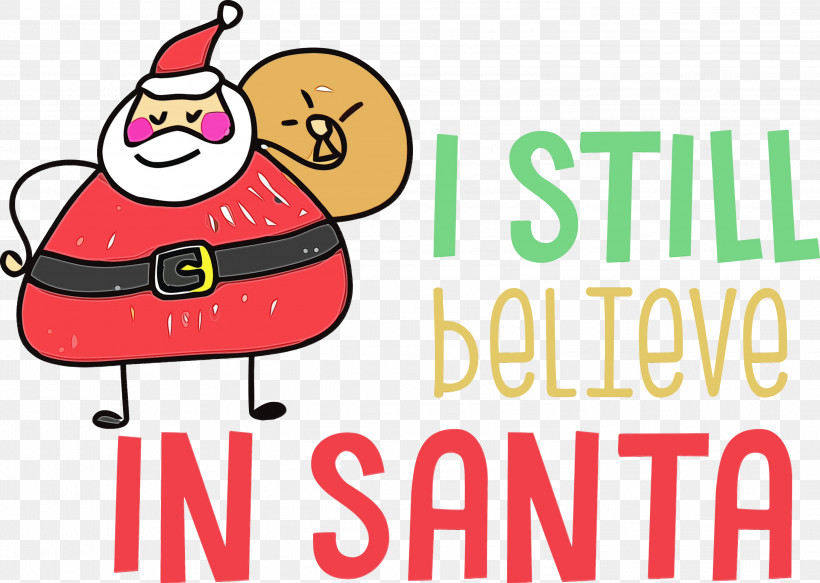 Santa Claus, PNG, 3000x2135px, Believe In Santa, Cartoon, Christmas, Christmas Day, Father Christmas Download Free
