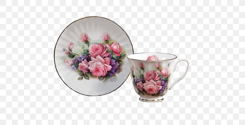 Saucer Coffee Cup Tableware Teacup Mug, PNG, 500x418px, Saucer, Coffee Cup, Cup, Cut Flowers, Dinnerware Set Download Free