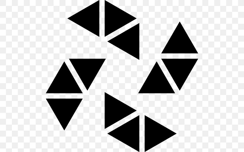 Polygon Shape Triangle, PNG, 512x512px, Polygon, Area, Black, Black And White, Brand Download Free