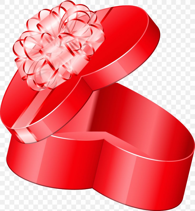 Gift Valentine's Day Ribbon, PNG, 2445x2647px, Gift, Gratis, Petal, Red, Ribbon Download Free