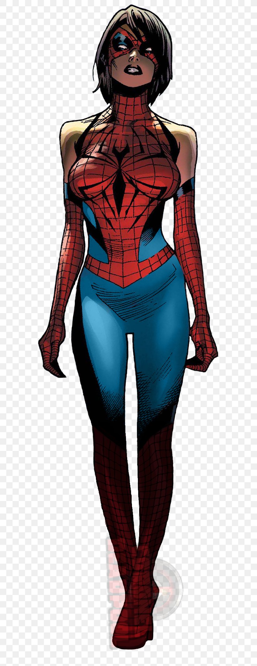 Spider-Man Deadpool Venom Spider-Woman (Jessica Drew), PNG, 577x2127px, Watercolor, Cartoon, Flower, Frame, Heart Download Free