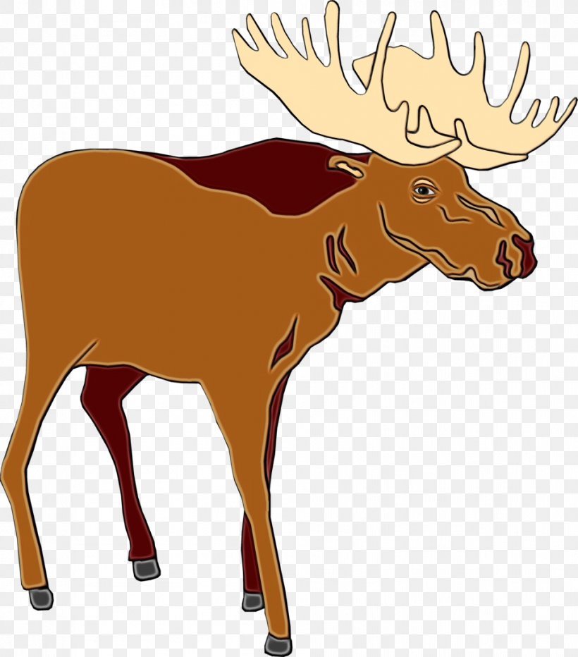 Reindeer, PNG, 958x1089px, Watercolor, Animal Figure, Deer, Elk, Fawn Download Free