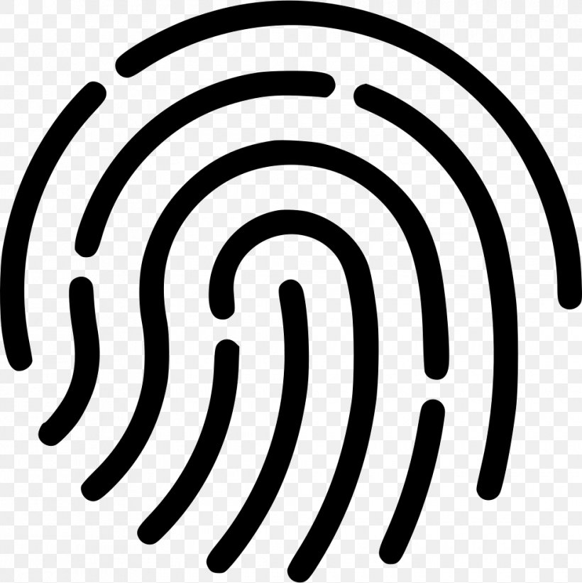 Touch ID Fingerprint Clip Art, PNG, 980x982px, Touch Id, Black And White, Computer Monitors, Fingerprint, Monochrome Photography Download Free