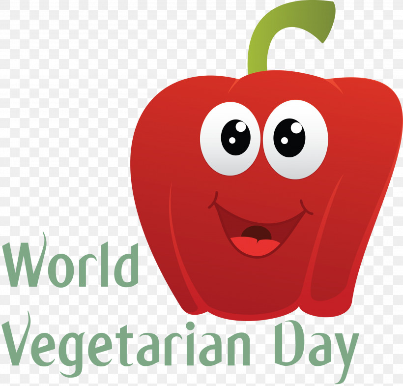 World Vegetarian Day, PNG, 3000x2874px, World Vegetarian Day, Apple, Logo, Meter, Smiley Download Free