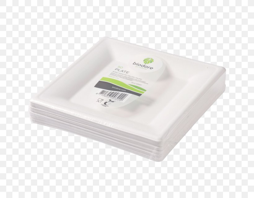 Biodore Plate Square 1 Compartment Biodore Bord Vierkant Plastic White, PNG, 640x640px, Plate, Bagasse, Bowl, Cardboard, Disposable Plates Download Free