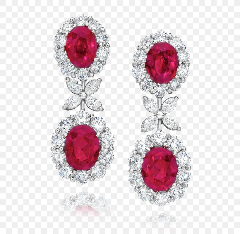 Earring Jewellery Ruby Gemstone Diamond, PNG, 800x800px, Earring, Body Jewelry, Cabochon, Carat, Clothing Accessories Download Free