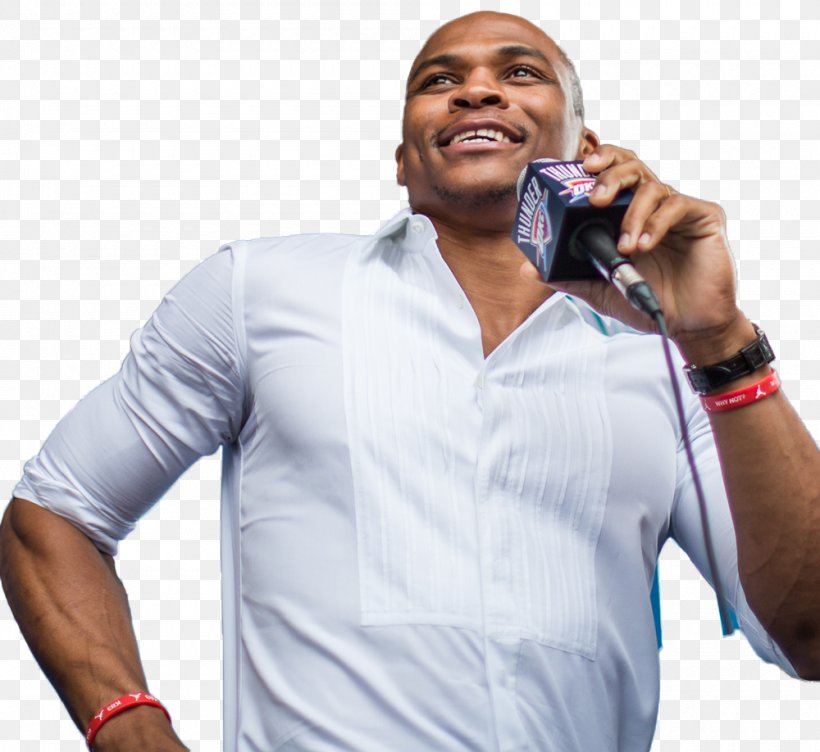 Russell Westbrook Oklahoma City Thunder Chesapeake Energy Arena Microphone Thunder Up, PNG, 1000x918px, Russell Westbrook, Arena, Arm, Chesapeake Energy Arena, Facial Hair Download Free