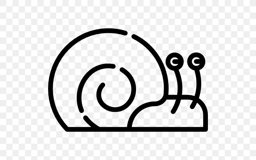 Snail, PNG, 512x512px, Snail, Animal, Area, Black, Black And White Download Free