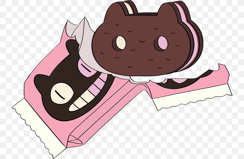 Ice Cream Sandwich Steven Universe Cookie Cat Chocolate Brownie, PNG, 744x536px, Watercolor, Cartoon, Flower, Frame, Heart Download Free