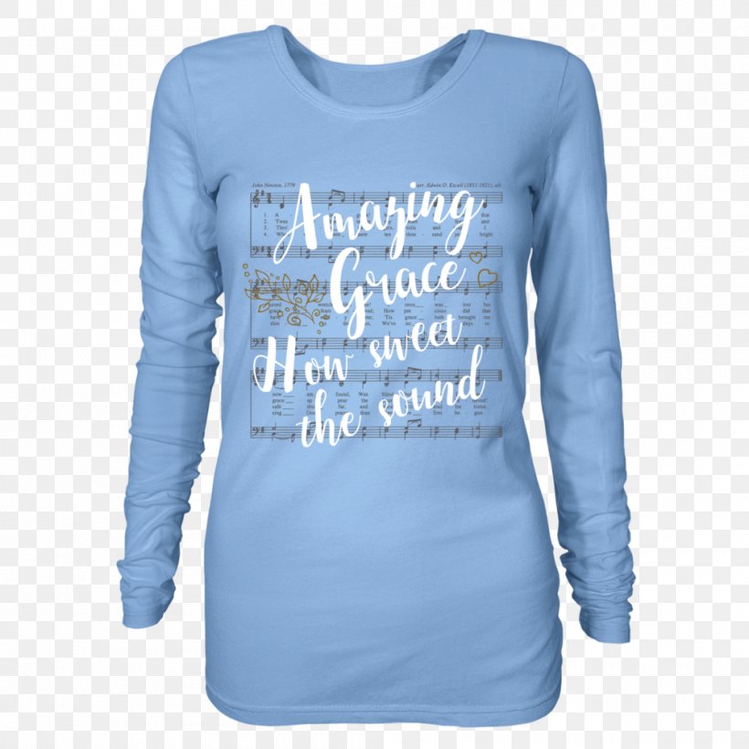 Long-sleeved T-shirt Long-sleeved T-shirt Sweater, PNG, 1000x1000px, Tshirt, Aunt, Blue, Bluza, Clothing Download Free