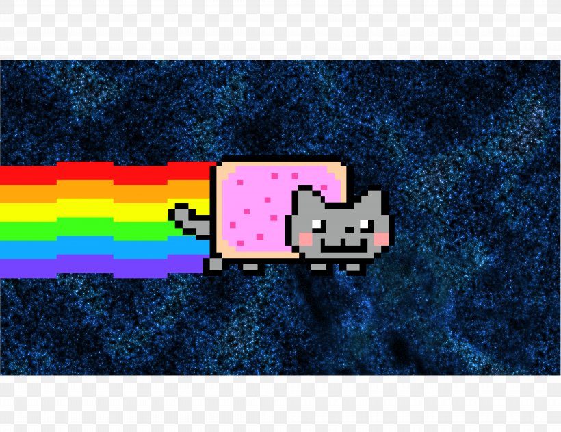Nyan Cat YouTube Desktop Wallpaper, PNG, 8002x6159px, Watercolor, Cartoon, Flower, Frame, Heart Download Free