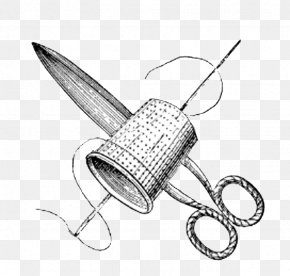 Sewing Needle - Sewing Notions Clip Art PNG