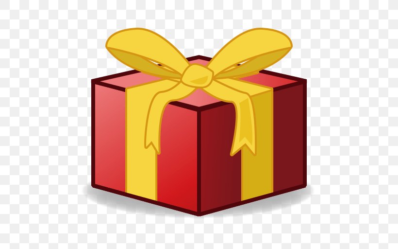 Gift Emoji SMS Text Messaging Clip Art, PNG, 512x512px, Gift, Birthday, Box, Brand, Docker Download Free