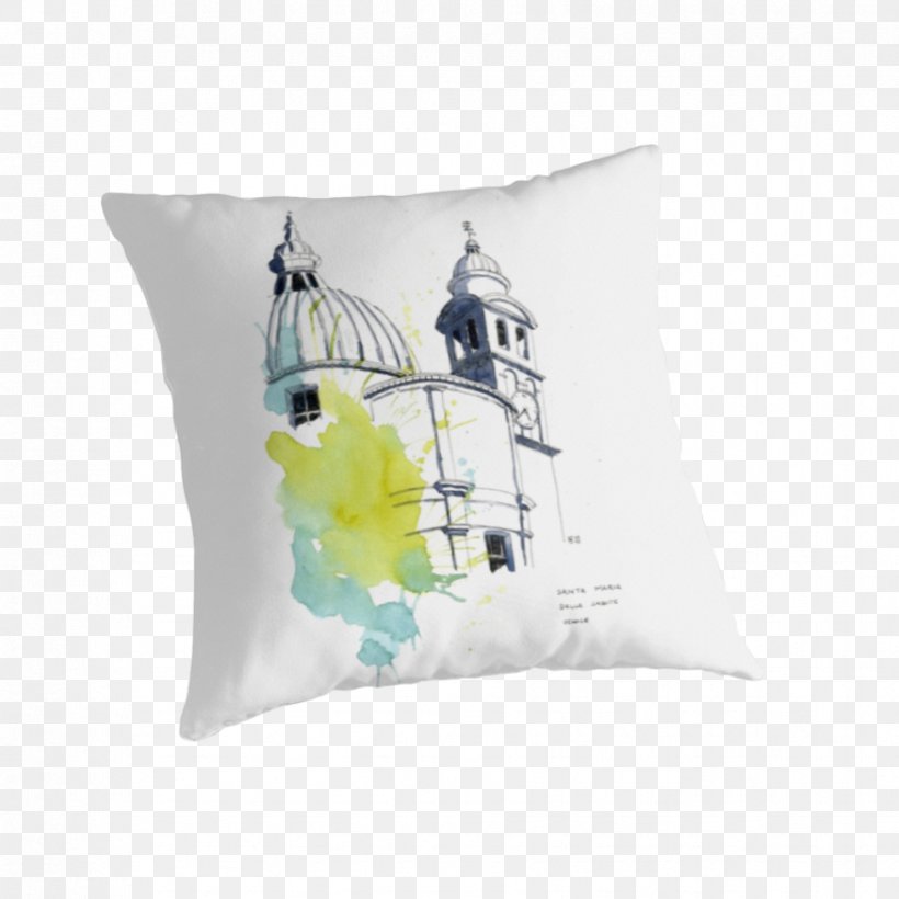 Watercolor Painting Work Of Art Throw Pillows Cushion, PNG, 875x875px, Watercolor Painting, Abstract Art, Artist, Cushion, Material Download Free