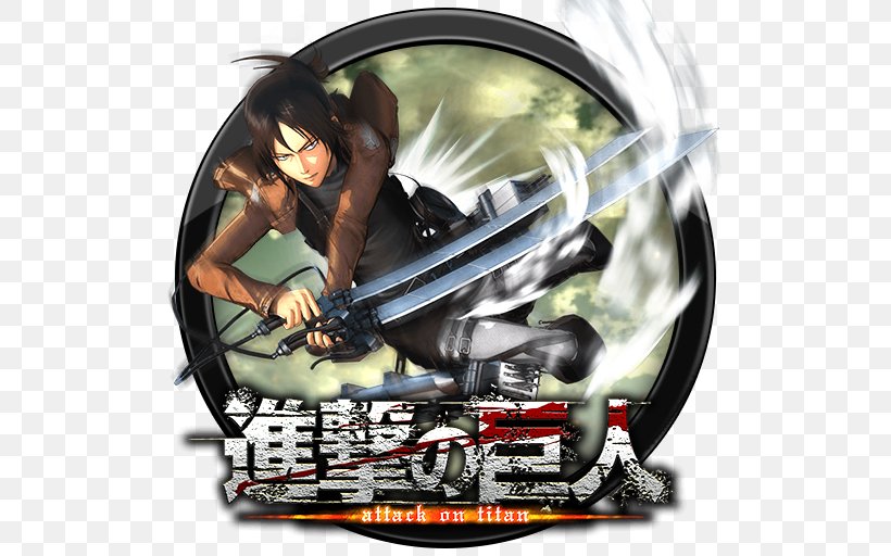 A.O.T.: Wings Of Freedom Attack On Titan 2 Eren Yeager Mikasa Ackerman, PNG, 512x512px, Watercolor, Cartoon, Flower, Frame, Heart Download Free