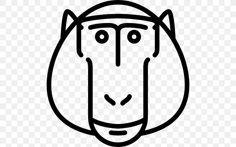 Baboons Dog Clip Art, PNG, 512x512px, Baboons, Animal, Black, Black And White, Dog Download Free