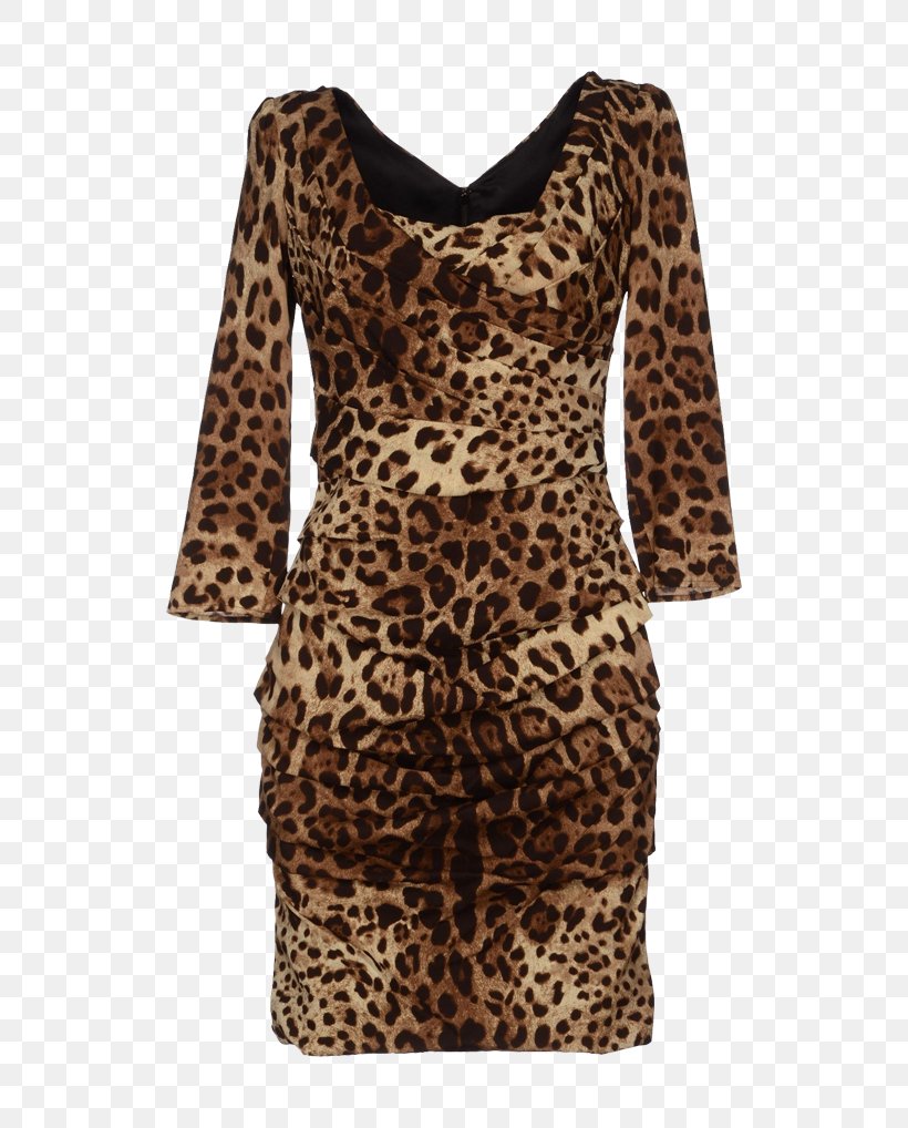 Clothing Dress Leopard Sleeve Animal Print, PNG, 800x1018px, Clothing, Animal Print, Brown, Coat, Cocktail Dress Download Free