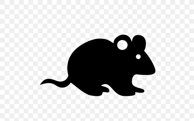Computer Mouse Pointer, PNG, 512x512px, Computer Mouse, Black, Black And White, Carnivoran, Cursor Download Free