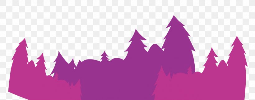 Forest Trees Purple Background, PNG, 1294x511px, Purple, Brand, Forest, Illustration, Magenta Download Free