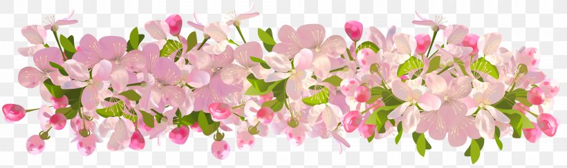 Spring Clip Art, PNG, 8000x2381px, Flower, Art, Art Museum, Cut Flowers, Decorative Arts Download Free