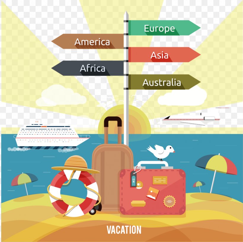 Travel Vacation Baggage Icon, PNG, 863x858px, Travel, Area, Art, Baggage, Business Tourism Download Free