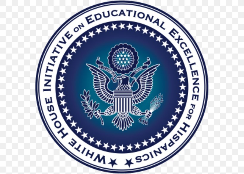 White House Initiative On Educational Excellence For Hispanics Vision To Learn Hispanic And Latino Americans, PNG, 585x585px, White House, African American, Asian Americans, Badge, Brand Download Free