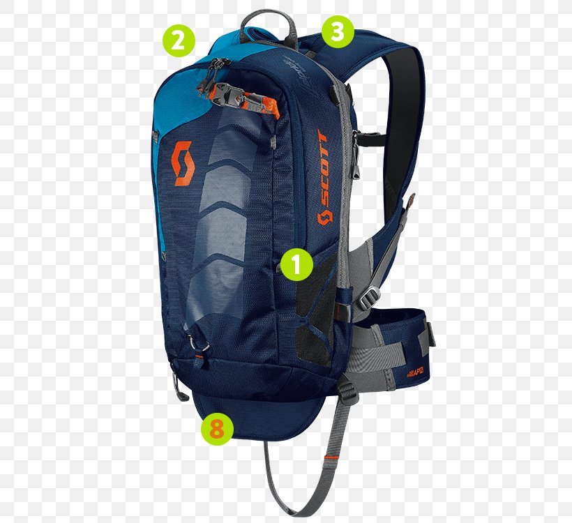 Backpack Freeriding Avalanche Airbag Scott Sports, PNG, 501x750px, Backpack, Airbag, Airline, Avalanche, Avalanche Airbag Download Free