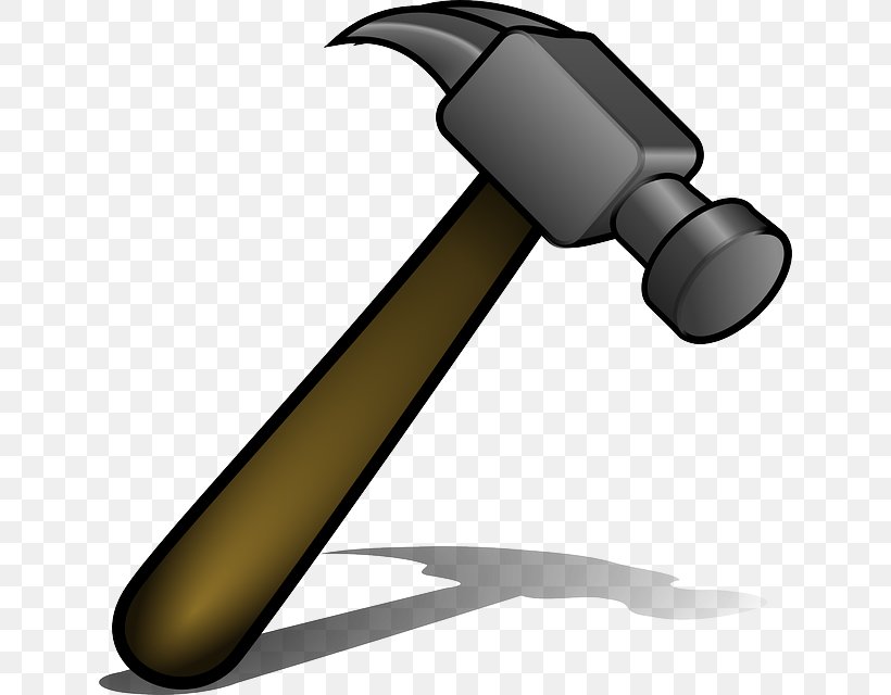 Claw Hammer Clip Art, PNG, 638x640px, Hammer, Blog, Cartoon, Claw Hammer, Gavel Download Free