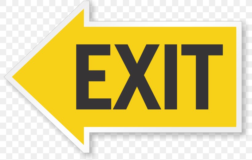 Logo Arrow Exit Sign Signage, PNG, 800x522px, Logo, Area, Brand, Exit Sign, Rectangle Download Free